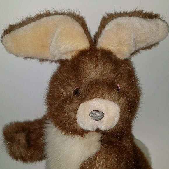 Fine Toy Brown Bunny Rabbit Plush 15" Stuffed Animal Toy Easter AS IS - Picture 2 of 9